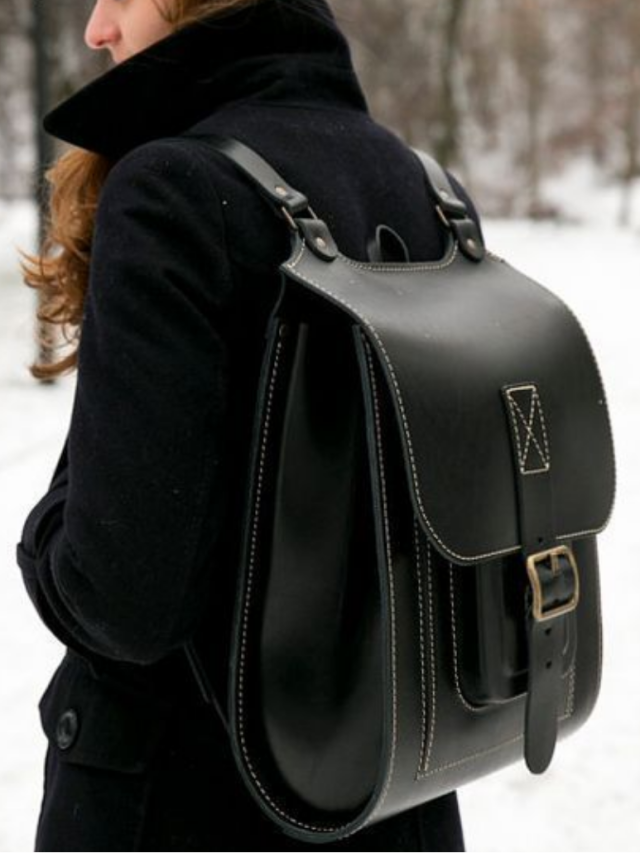 Leather Backpacks are Minimalistic Appeal